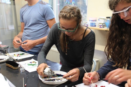 Schulklasse im Glas - Atelier